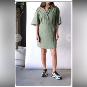 NWT Xirena Agnes dress green army